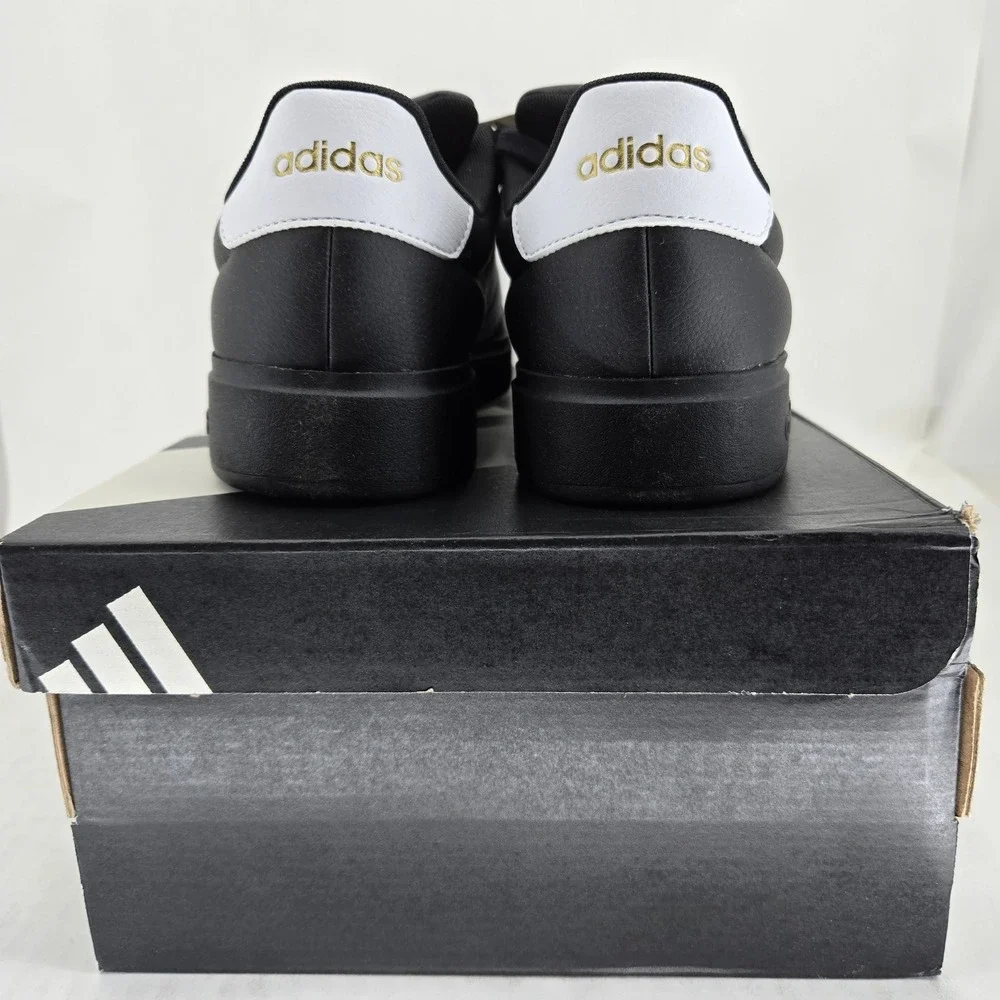 Adidas Streettalk Mens Sneakers Core Black White JP8276 Size 10 Low Top Shoes